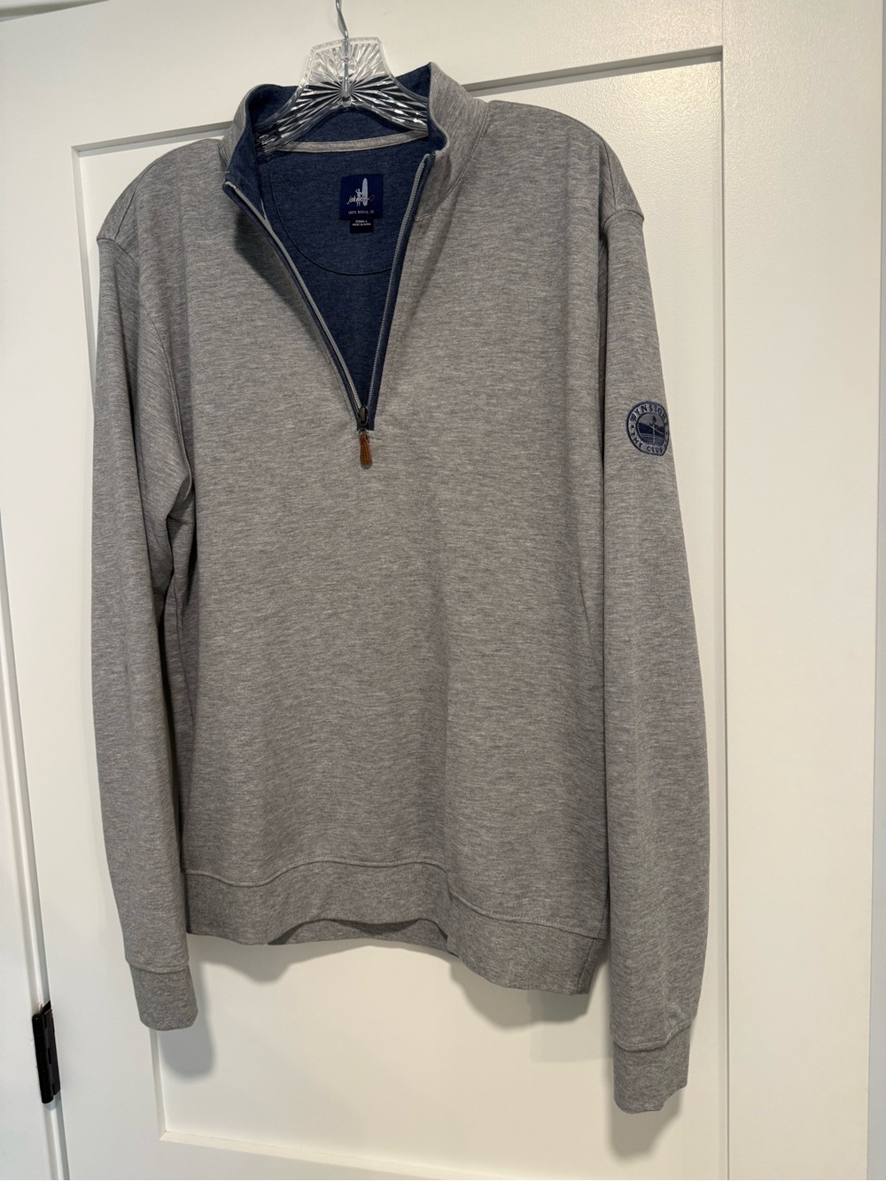 Johnny O Men's Gray Quarter-Zip Sweater - Classic Pullover